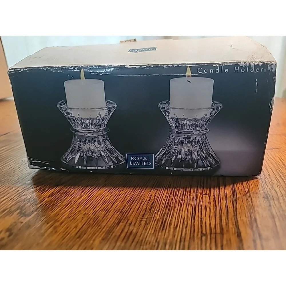 Candle Holders - Royal Limited 3.5 Inch New, Never Used, In Box